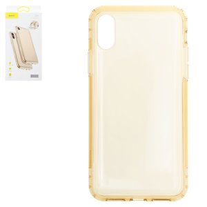 Case Baseus Compatible With Iphone X Iphone Xs Golden Transparent Protective Silicone Arapiph58 Sf0v Gsmserver