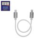 USB Cable Mechanic LTL01S, (Lightning, 30 cm, white)