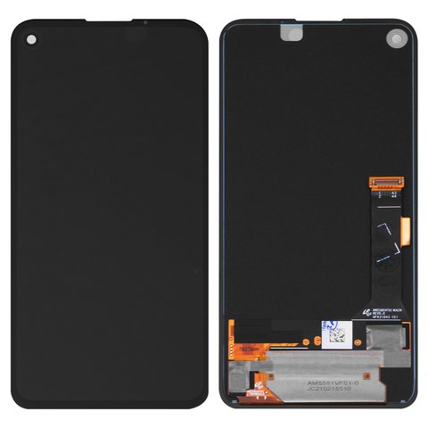 LCD compatible with Google Pixel 4a, black, without frame, High Copy, OLED