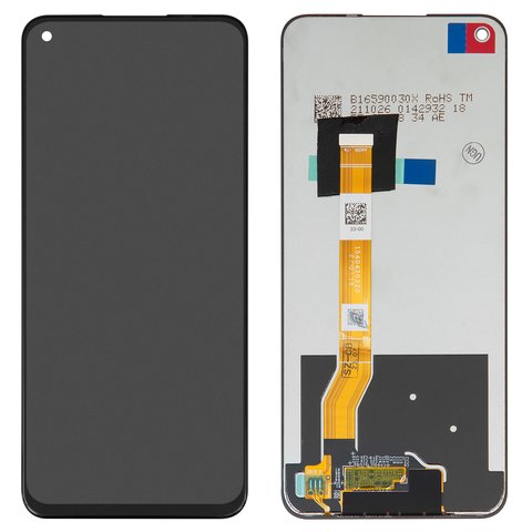 LCD compatible with Realme 8i, 9i, Narzo 50, black, without frame, Original PRC #1540430320  1540422970 1540432310