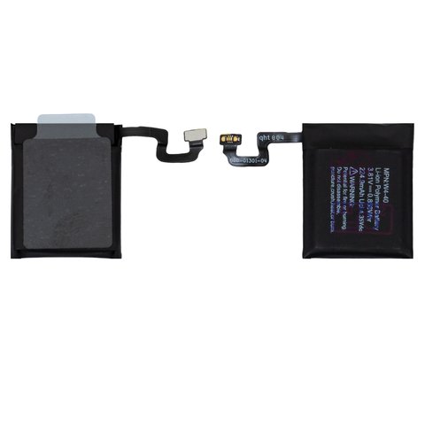 Battery A2058 compatible with Watch 4 40mm, Li Polymer, 3.81 V, 224 mAh, PRC, A1977, A2007