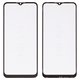 Housing Glass G+OCA PRO compatible with Samsung A037F Galaxy A03s, (with OCA film, black, 160,5x72 mm)