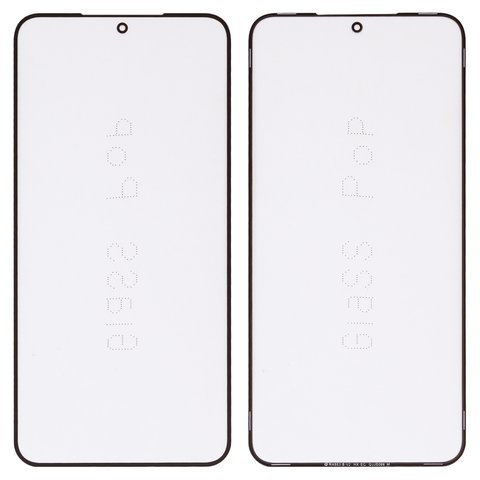 Housing Glass G+OCA PRO compatible with Samsung S921 Galaxy S24, with OCA film, black 