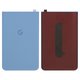 Housing Back Cover compatible with Google Pixel 8 Pro, (blue, lower part, bay)