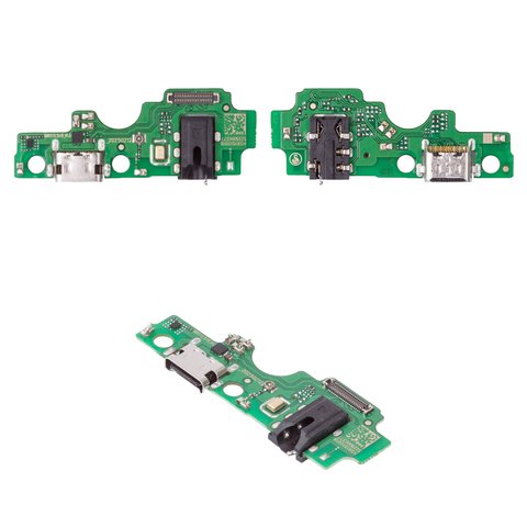 Flat Cable compatible with ZTE Blade A36, Blade A56, charge connector, with components, High Copy, charging board 