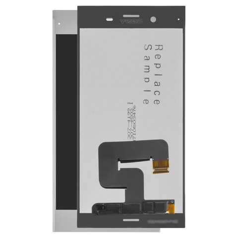 Pantalla LCD puede usarse con Sony G8341 Xperia XZ1, G8342 Xperia XZ1 Dual, plateado, Original PRC 