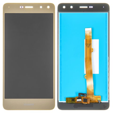 Pantalla LCD puede usarse con Huawei Y5 2017 , Y5 III, dorado, clase B, sin marco, High Copy, MYA U29 MYA L02 MYA L22