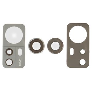 Vidrio de cámara puede usarse con Xiaomi 12, 12X, negro, sin marco