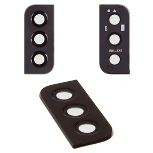 Vidrio de cámara puede usarse con Samsung S901B Galaxy S22 5G, negro, con marcos