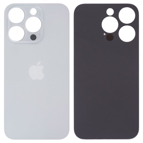 Panel trasero de carcasa puede usarse con iPhone 14 Pro, blanco, no es necesario desmontar la cámara, Original PRC , big hole