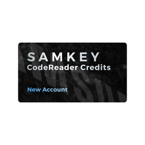 Créditos del servidor Samkey CodeReader cuenta nueva 