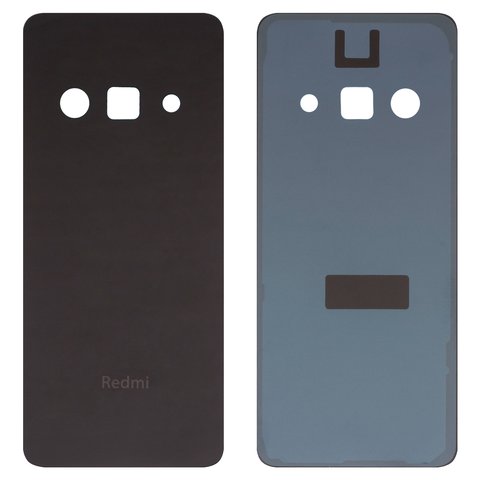 Panel trasero de carcasa puede usarse con Xiaomi Redmi A3, Redmi A3x, negra, midnight black