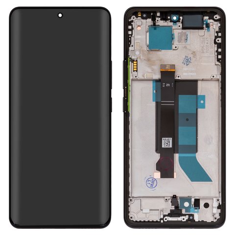 Pantalla LCD puede usarse con Xiaomi Poco X7, Redmi Note 14 Pro 5G, negro, con marco, Original PRC , 24095PCADG, 24090RA29G