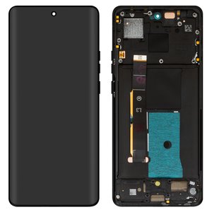 Pantalla LCD puede usarse con Motorola Edge 40, negro, con marco, Original PRC 