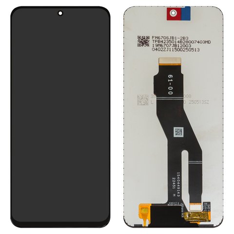 Pantalla LCD puede usarse con Huawei Honor 90 Lite, Honor X8a, negro, sin marco, Box , CRT LX1, CRT LX2, CRT LX3, CRT NX1