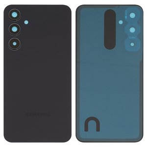 Panel trasero de carcasa puede usarse con Samsung A356 Galaxy A35 5G, azul, con vidrio de cámara, navy