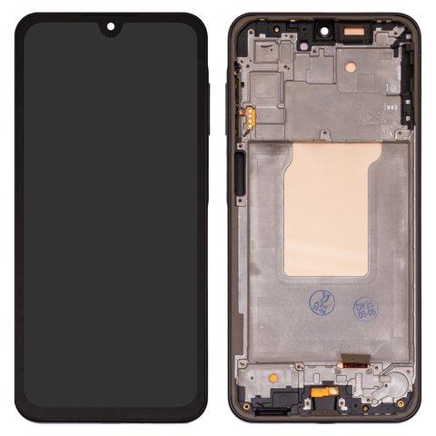 Pantalla LCD puede usarse con Samsung A266 Galaxy A26, negro, con marco, High Copy, OLED 