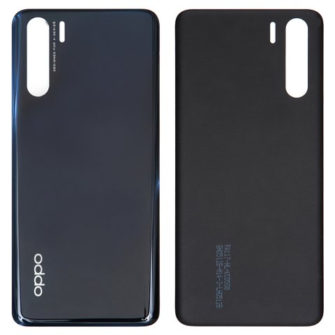 Panel trasero de carcasa puede usarse con Oppo A91, negra, lightening black