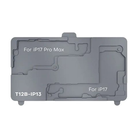 Fijador de placas Sunshine T12B IP13 puede usarse con Apple iPhone 17, iPhone 17 Pro Max, para reparar placas base