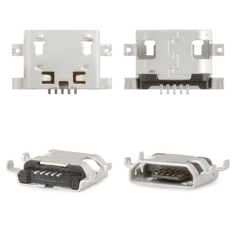 Конектор зарядки для Fly IQ4404, IQ4490, 5 pin, micro USB тип B