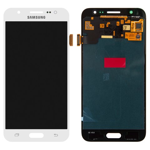Дисплей для Samsung J500 Galaxy J5, білий, без рамки, Original PRC , original glass