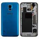 Корпус для Samsung G900H Galaxy S5, блакитний