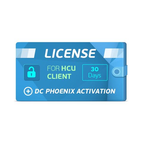 30 денна ліцензія клієнта HCU + Активація DC Phoenix
