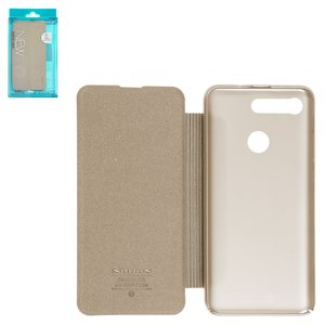 Чехол Nillkin Sparkle laser case для Huawei Honor V20, золотистый, книжка, пластик, PU кожа, #6902048172265