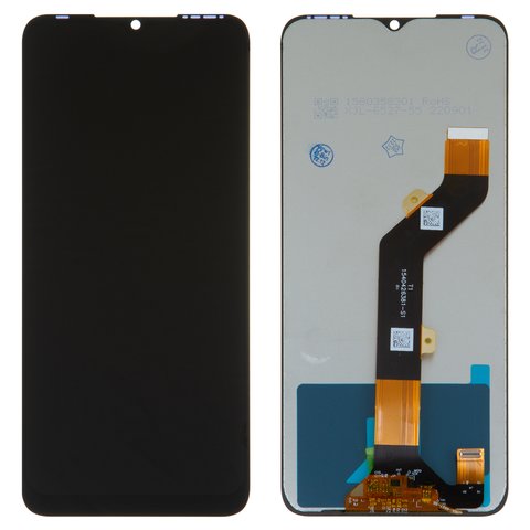 Дисплей для Infinix Smart 6 X6511 , черный, без рамки, High Copy, X6511B X6511 X6511E, #FPC6513 6