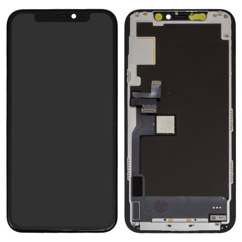 Дисплей для iPhone 11 Pro, з рамкою, Original PRC , без мікросхеми, Self welded OEM