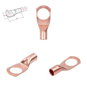 Наконечник SC6 8, 8 мм, кільцевий, мідний, 6 мм²