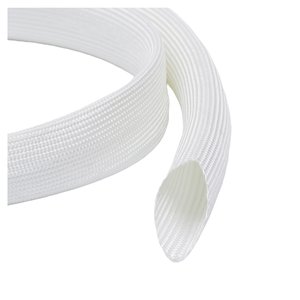 Скловолоконна трубка, 1 м, 20 мм, біла, термостійка
