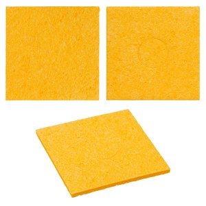 Очиститель жал Mechanic, целлюлозная губка, 15 мм, 60 мм, 60 мм, желтый