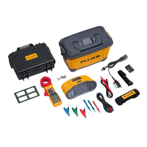 Набір Тестер електроустановок Fluke 1674 FC FTT + Кліщі для вимірювання заземлення Fluke 1630 2 5581319