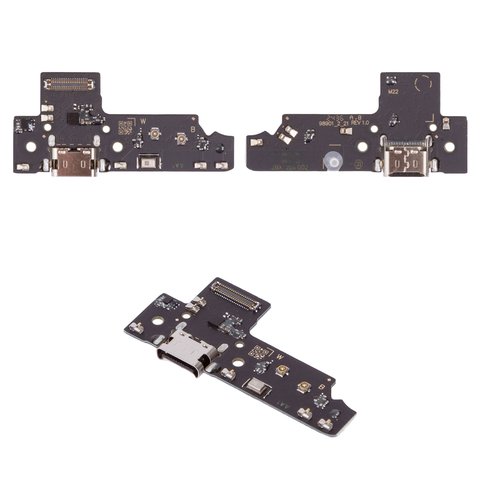 Шлейф для Samsung M166 Galaxy M16, коннектора зарядки, с компонентами, High Copy, плата зарядки