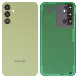 Задняя панель корпуса для Samsung A155 Galaxy A15, A156 Galaxy A15 5G, желтая, со стеклом камеры, personality yellow