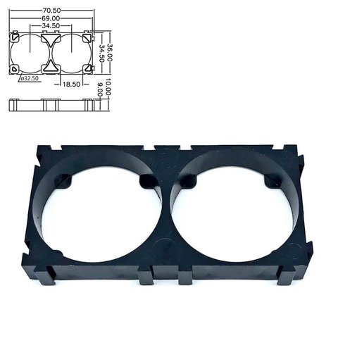 Крепление для аккумуляторов 32140, 1x2