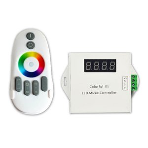 Світломузичний контролер з радіопультом Colorful X1 (WS2811, 12 В) Світломузичний контролер з радіопультом Colorful X1 (WS2811, 12 В)
