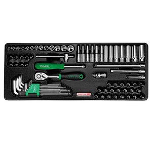 Набор инструментов 1 4" TOPTUL GCAT7202