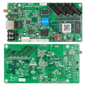 Huidu HD D16 LED Display Module Control Card 640*64, 320*128, 4 x HUB75B, with Wi Fi Module 